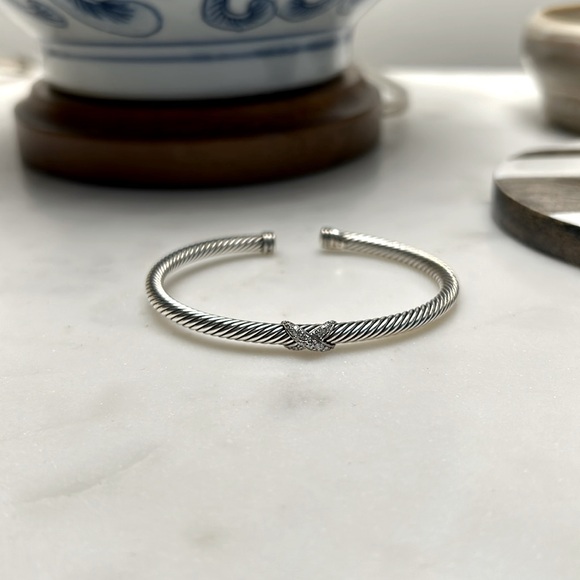 X Classic Cable Station Bracelet by David Yuman - Picture 1 of 3